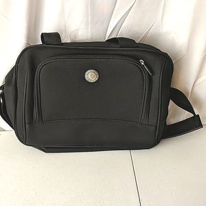Travelers Club carry on black bag